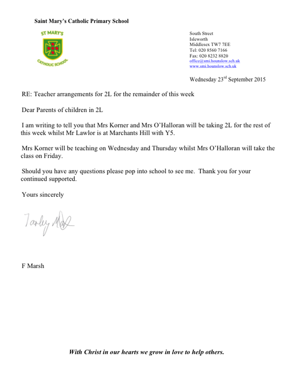 2L Marchants Hill letter