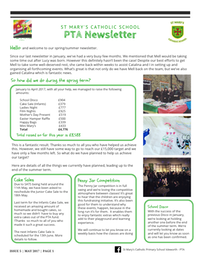St Mary's PTA Newsletter May 2017